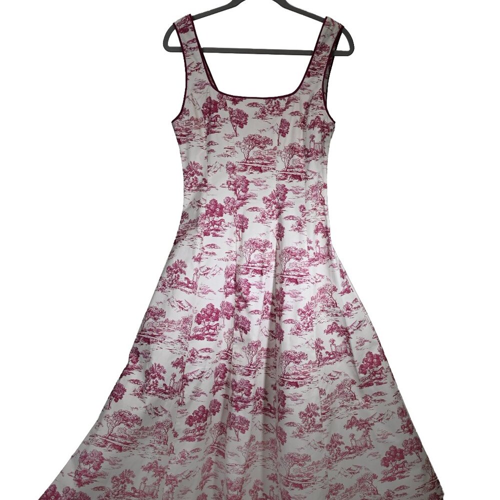 Horse Fabric Fit & Flare Dress
